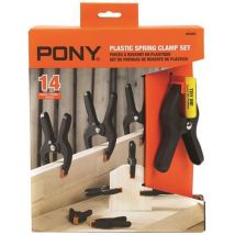 Jorgensen - Pony POJ93260 Spring Clamp Set 14 Piece PNY93260