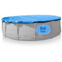 Pool Abdeckplane 7 x 3,50 m, oval, 300 g/m²