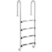 Pool ladder - 4 Steps - Narrow stile bow - Steel Inground Pool Ladder