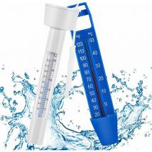 Pool Thermomètre de Piscine, avec Une Corde, Résistant aux Chocs pour Tous Les & piscines, Spas, Hot Tubs, Aquariums & Les Étangs du Poisson
