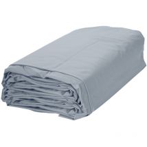 Liner piscine rectangulaire gris 300x300x120cm 0,8mm couverture intérieure rechange