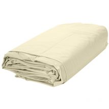 Evolution - Liner piscine ronde sable 400x120cm 0,4mm rail d'accroche couverture intérieure