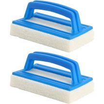 Poolreinigung, Poolbürste, Besen, Schwamm, Pool, multifunktional, Wasserlinienreinigung, Poolfolie, wird zum Reinigen der Wände des Pools,
