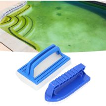 [poolreinigungsspieß] [schwamm Und Kunststoffbürste] [2 Handbürsten] [14,5 Cm Größe] Zur Reinigung Von Flecken Am Boden Und An Den Wänden Des Pools