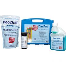 Kit d'entretien complet Poolsan sans chlore piscine 5-20m³