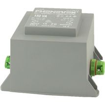 Qp Products Transformator gekapselt 150 w, Schwarz, 15,5x28,5x15,5 cm, 500395