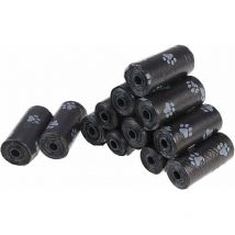 Poop Bags for Dogs, Cats, Pets, Black, 12 Rolls (180 Bags Total)