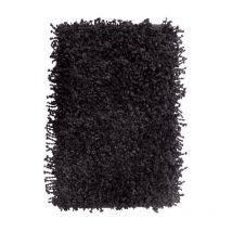 Pop corn - Tapis effet popcorn extra-doux noir 85x55