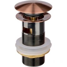Kupfer Pop-Up Excenter Rote Bronze Ablaufgarnitur mit Überlauf - Paulgurkes