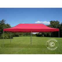 Pop up gazebo FleXtents Pop up canopy Folding tent PRO 4x8 m Red