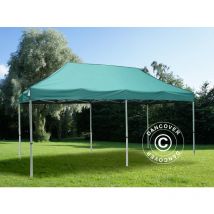 Dancover - Pop up gazebo FleXtents Pop up canopy Folding tent pro Steel 3x6 m Green - Green