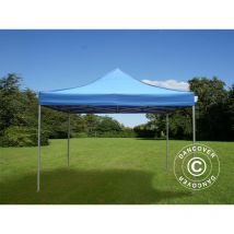 Dancover - Pop up gazebo FleXtents Pop up canopy Folding tent pro Steel 4x4 m Blue - Blue
