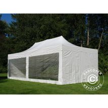 Pop up Gazebo FleXtents Pop up canopy Folding tent Xtreme 50 Heavy Duty 4x8 m White, incl. 6 sidewalls - White