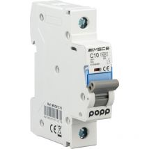 POPP Interruttore automatico magnetotermico industriale CURVA C 1P 2P 3P + 6A 10A 16A 20A 25A 32A 40A 50A 63A ... (1P, 10A)