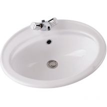 Porcher - Ulysses Built-In Basin 56 x 46 cm, Gloss White (P144801)