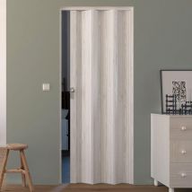 Saba - Porta a Soffietto da Interno 88,5x214 cm in pvc Florance Pino Sbiancato