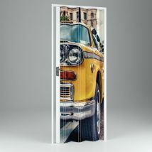 Porta a soffietto stampata da interno in pvc mod. Vera 102x214 cm Car
