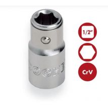 Porta bussole inserti attacco quadro 1/2' per avvitatori esagonali 5/16' Dogher