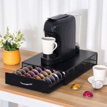 Porta capsule caffè, cassetto portaoggetti, porta capsule e dispenser, per 40 unità. Offerta esclusiva