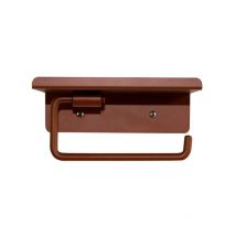 Porta carta igienica da parete avvitabile Basic terracotta Box&beyond