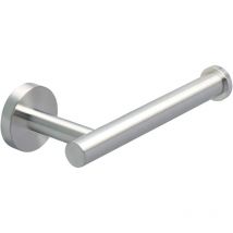 Aiperq - Porta carta igienica, supporto premium senza foratura, porta rotolo da parete in acciaio inox per cucina e bagno, nero