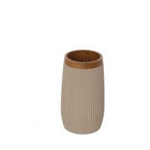 Feridras - Porta cepillos de dientes gris paloma serie London