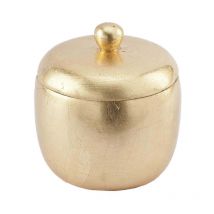 Porta cotone Cipì serie Gold finitura foglia oro