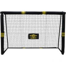 Porta da Calcio per Allenamento Esterno Rete Giallo e Nero Antiurto 180x120x60cm