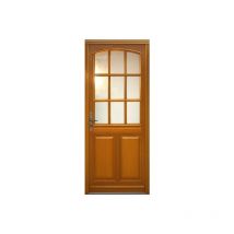 Gd Menuiseries - Porta d'ingresso in legno 'Alena' 215X90 a battente diritto venduta con maniglia e serratura