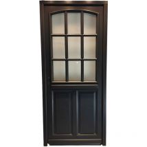 Gd Menuiseries - Porta d'ingresso in legno Exo Modello 'Alicia' 215X90 Lato destro Venduta con maniglia e cilindro