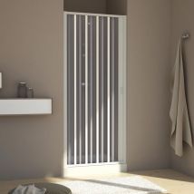 Porta doccia pvc a soffietto h 185 mod. Aura Laterale 110 cm
