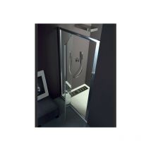 Tamanaco - Porta doccia FPB40 in cristallo 6 mm trasparente cm. 100 con