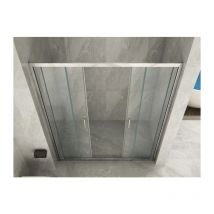 Docciabox - Box Porta Doccia Doppia Apertura Scorrevole Centrale Vetro Trasparente Anticalcare 6MM Misura: 175 (173-176) x H190 cm