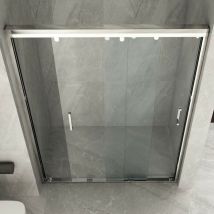 Essence Arredo Bagno - Porta doccia scorrevole a tre ante trasparenti da 8mm tris, dimensioni 100cm