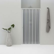 Porta doccia Space nicchia da 140 a 150 cm a soffietto in pvc