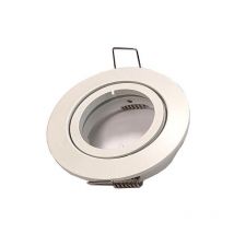 Porta lampada orientabile rotondo bianco iolume ioportlamprbi