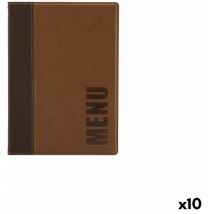 Porta menús Securit trendy marrón 25,3 x 17,7 x 0,8 cm