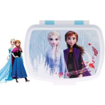 Frozen - Sandwich Box Bambine Disney Stitch Plastica, Senza Bpa, Con Chiusura Di Sicurezza, Non Adatta Al Microonde E Alla Lavastoviglie, Lavabile E 