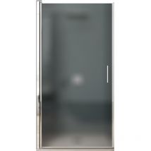Weiss Stern - Porta nicchia doccia cristallo 6 mm battente opaca 70 80 90 h195, seleziona misura 90x90