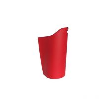 Firestyle - Porta pellet ergonomico in cuoio Sapel Nero