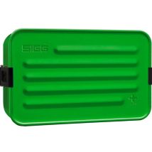 Metal Box Plus L Green Lunchbox 1.2 L, Moderno E Pratico Portavivande Portatile, Pratico E Robusto Porta Pranzo In Alluminio Con Parete Divisoria - 