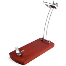 Quid - jamonero plegable, 5X16X5 reserva qd Prosciutto Pieghevole con Supporto in Legno, Piccione Superiore per Fissaggio, Multicolore, 36,5 x 16 x 5