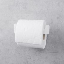 Portarrollos de papel higiénico, de acero inoxidable, blanco, Derecho, zenda - Daske