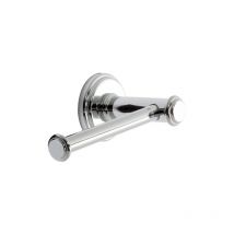 Porta rotolo aperto da parete Cromo in Ottone cromato Mod. Impero - Metaform