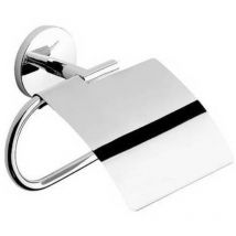 Porta rotolo carta chiuso mod. one cromo 16.5xh.15x6