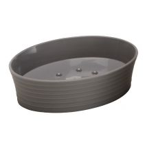 Porta sapone grigio - serie bowling