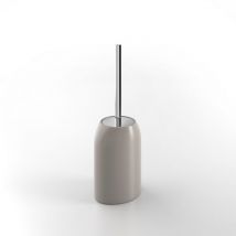 Porta scopino da terra wc toilette bagno tortora mod. Bird