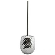 Spire - Porta scopino in ceramica phoenix Argento