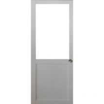 Porta Scorrevole Officina Bianca H204 x L73 senza Montante e 2 Conchiglie