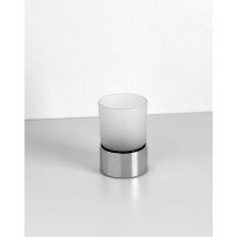 Porta bicchiere in acciaio Capannoli Hoop HP113 VS33 Cromo - Satinato